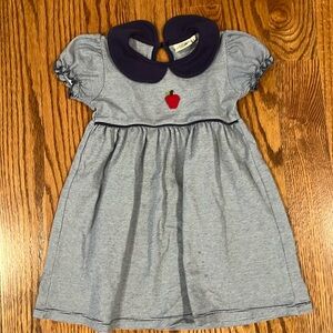 100% cotton strawberry detail dress, 4t